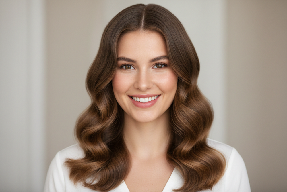 Imagen After - Pelo perfectamente ondulado