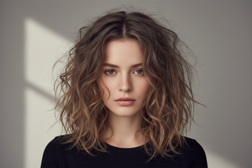 Imagen Before - Pelo dañado y mal ondulado