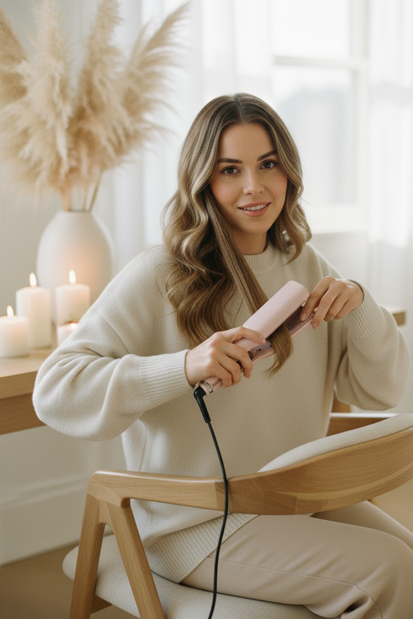 Modelo latina - ángulo frontal tres cuartos