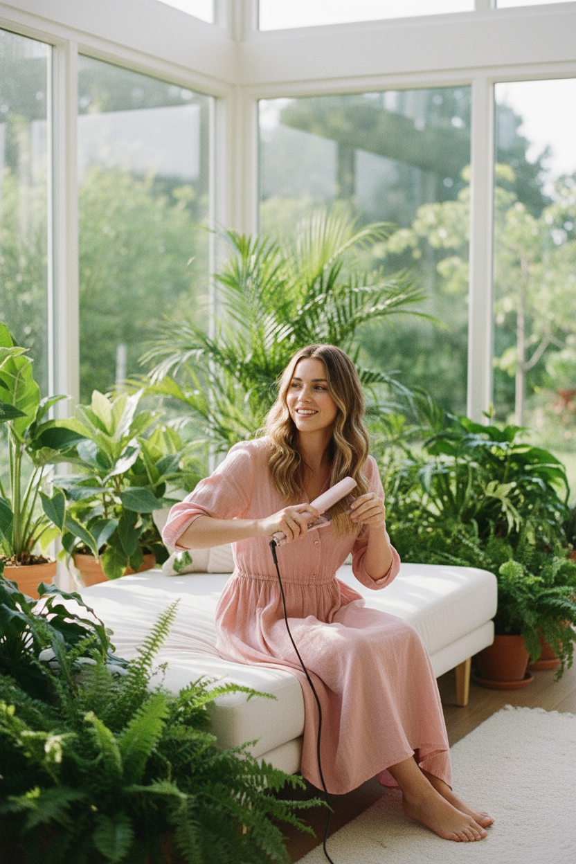 Sala de sol con plantas - ambiente botánico